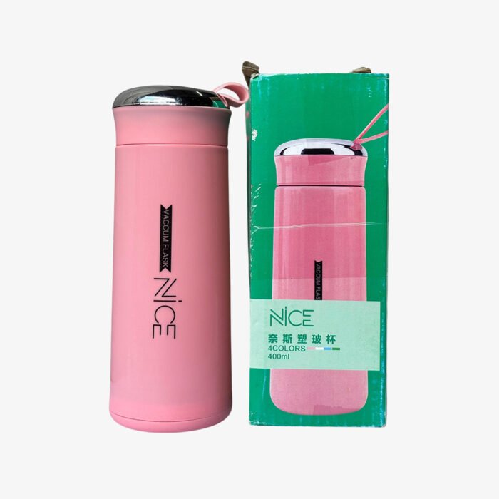 RS Nice Water Bottle BPA Free Bottle Glass Inner Liner with Plastic Shell Bottle