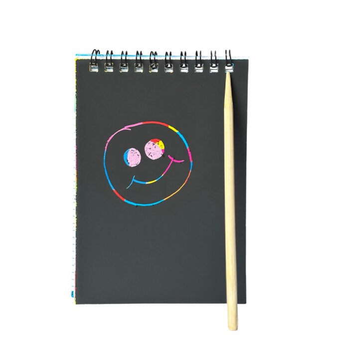 TD Creations 2-Pack Unicorn Rainbow Scratch Paper Notepad