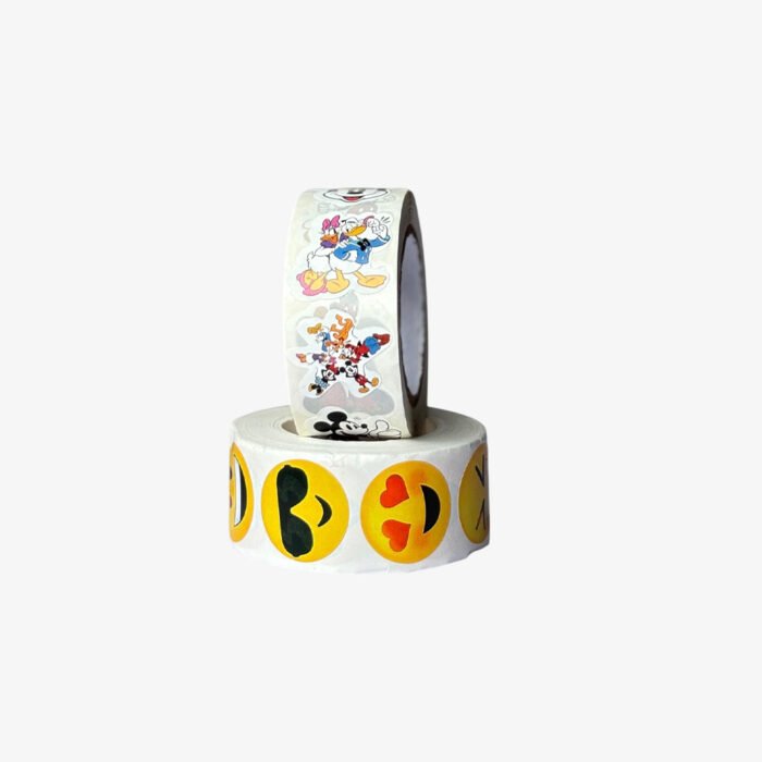 Tigerdoe Sticker Roll - 10 Sticker Rolls - 1000 Assorted Stickers - Stickers for Kids - Teachers Stickers